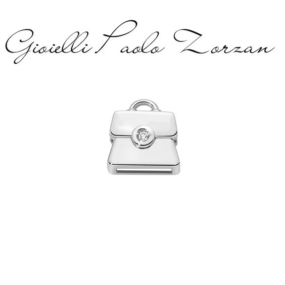 Charm Donna Oro Donna Elements in Oro bianco Diamante ECF10261.001 - ECF10261.001